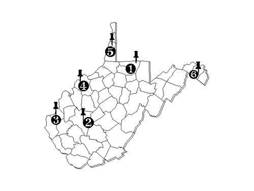 Map of Genetic Outreach Clinics