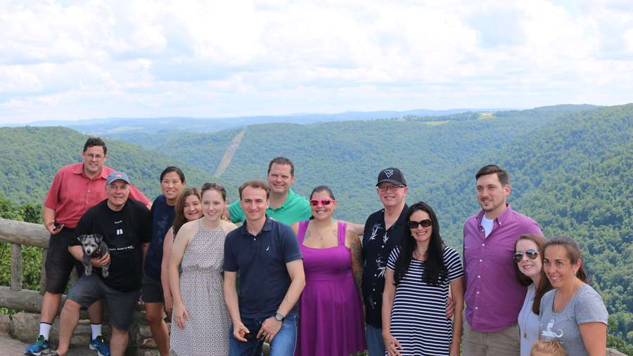 Group Photo at Cooper’s Rock Scenic Overlook