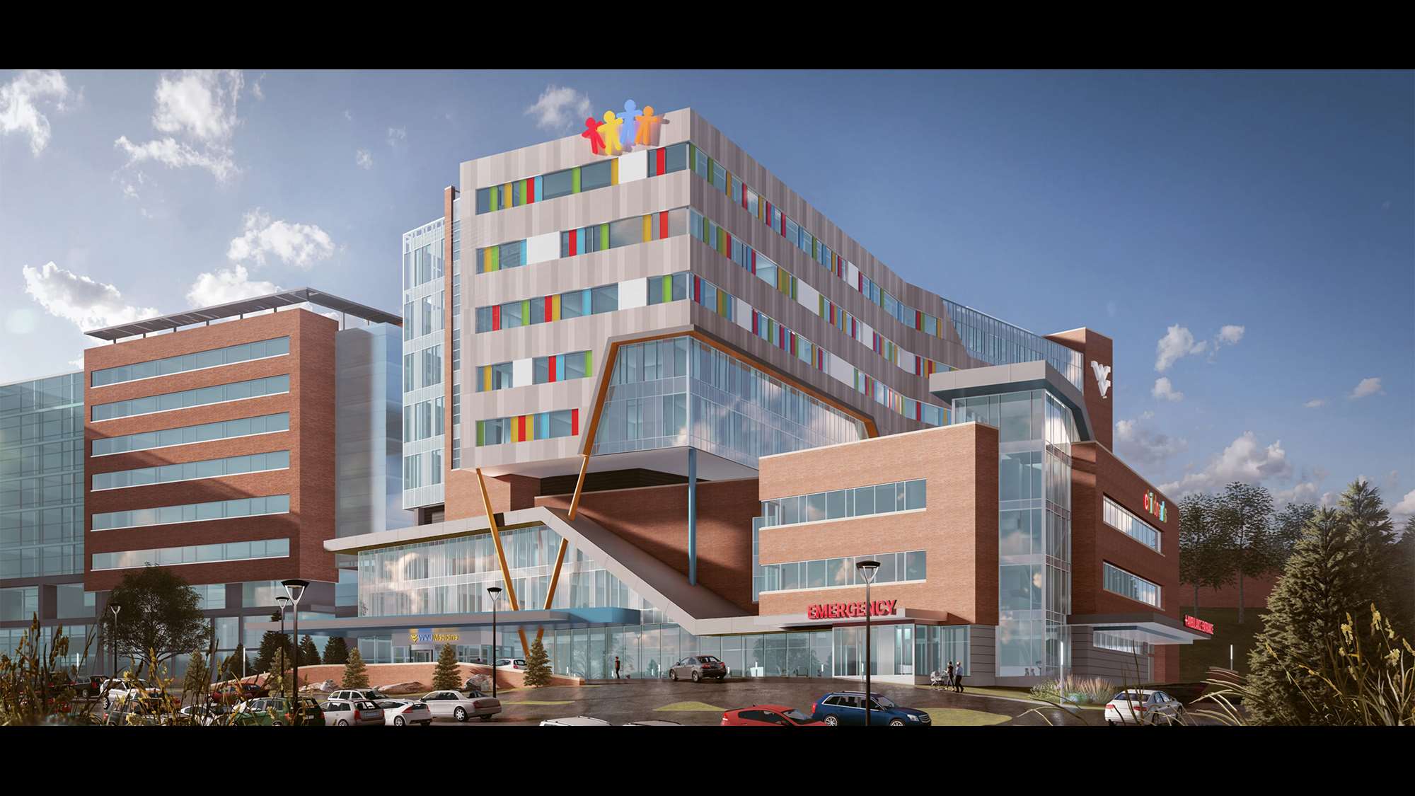 Artist rendering of WVU Medicine Children's