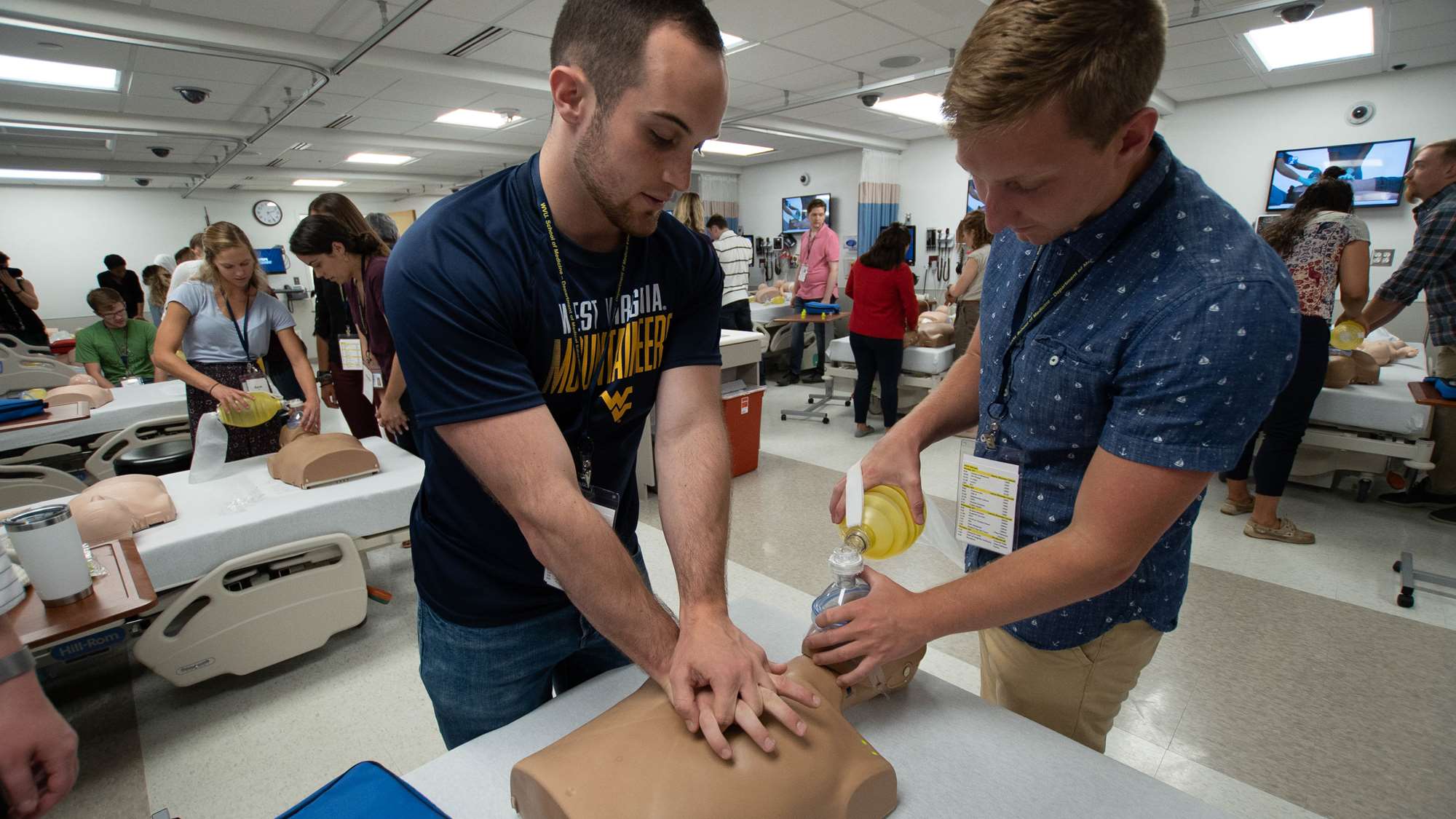 Photo of patient simultation 