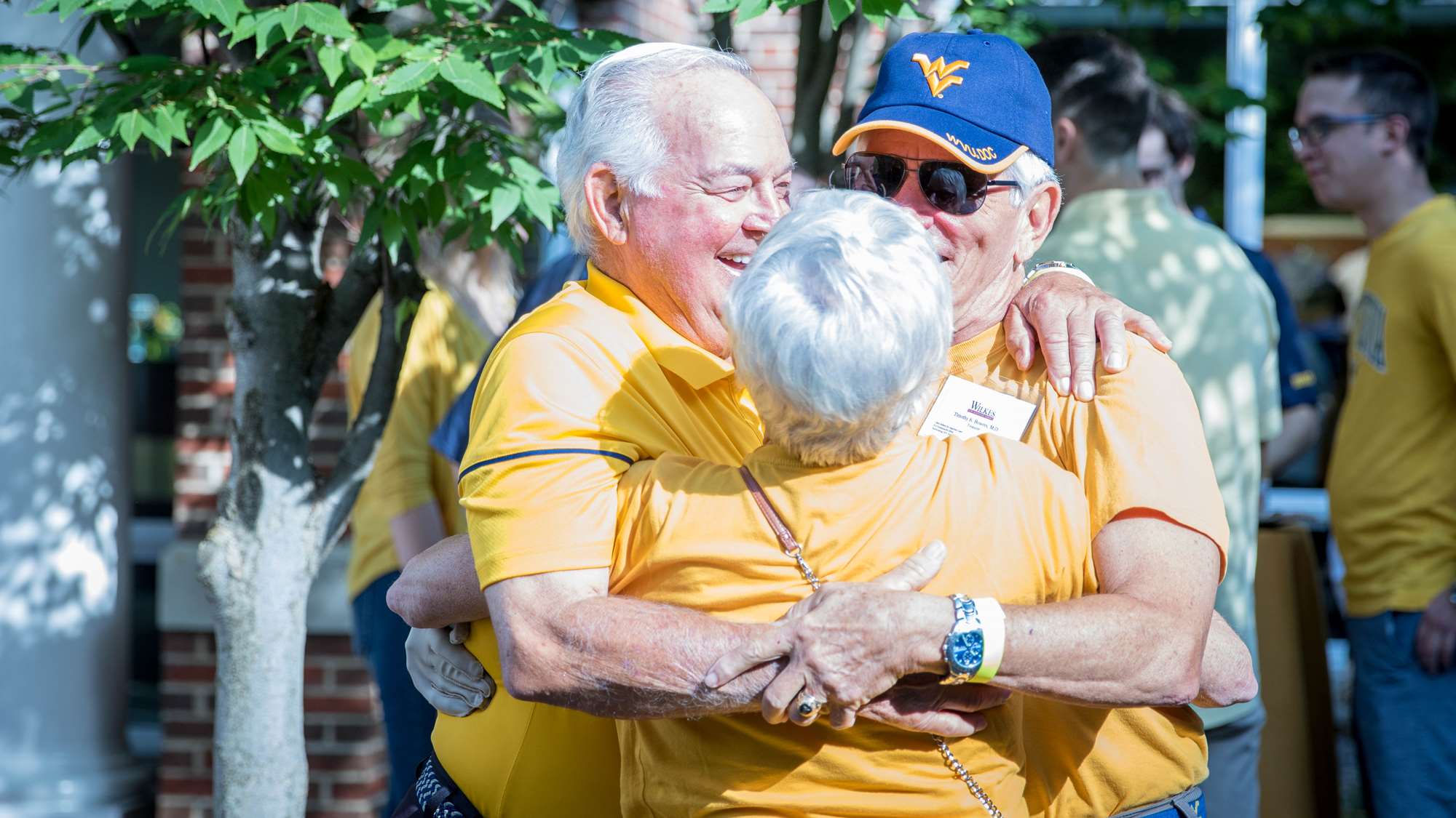 Alumni gather during Homecoming weekend