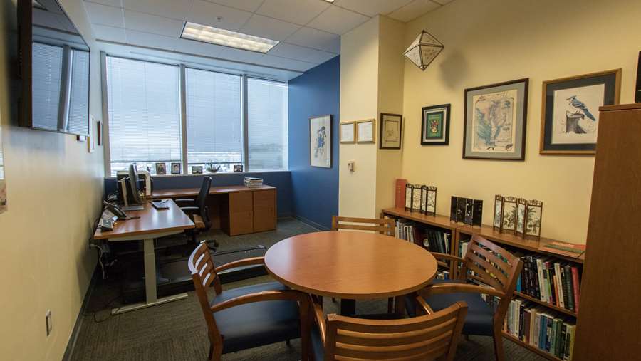 Office in Erma Byrd Biomedical Research Center