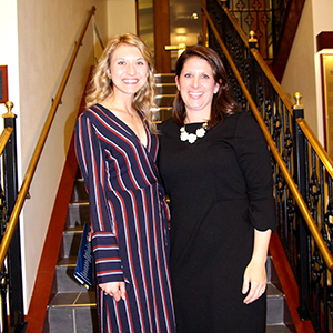 Kaitlin Warner with Dr. Kimeran Evans