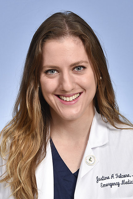 A photo of Justine Falcone.