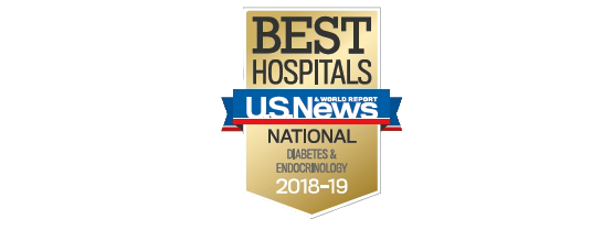 U.S. News Best Hospitals 2018-2019, Diabetes and Endocrinology