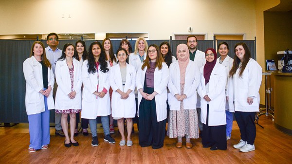 Endocrinology team together for a photo
