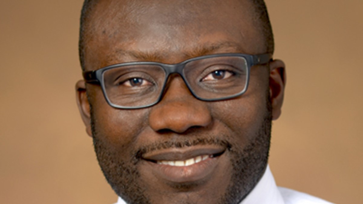 A head shot photo of George Obeng.
