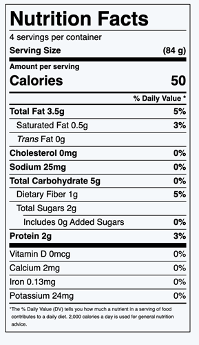 Sautéed Green Beans Nutrition Facts